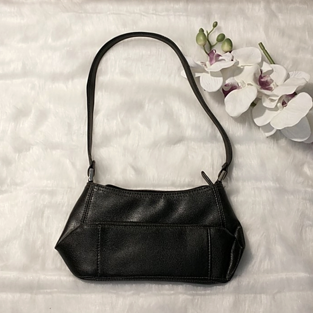 Black Liz Claiborne mini leather bag